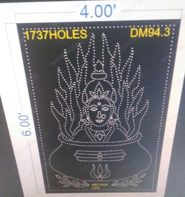 DM94.3 DEVI MATA 6X4 FEET 1737 HOLES