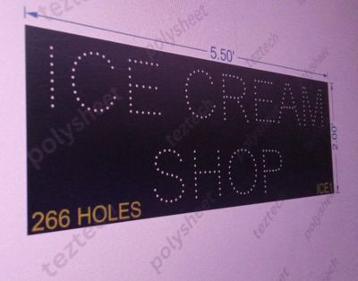ICE1 ICE CREAM SHOP 2X5.5 FEET 266 HOLES