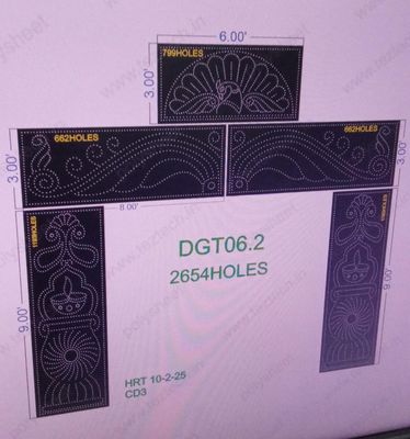 DGT06.2  DESIGENER GATE 15X16 FEET 2654HOLES ( 5 PARTS)