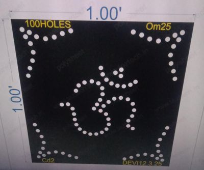 OM25 OM 1 PART 1X1 FEET 100 HOLES