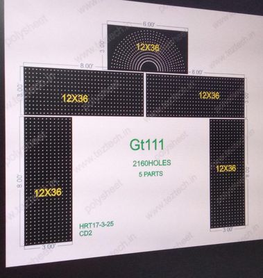 GT111 GATE 5 PART 14X16  FEET 2160HOLES