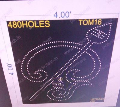 TOM16  TAMIL OM 4X4  FEET 480 HOLES