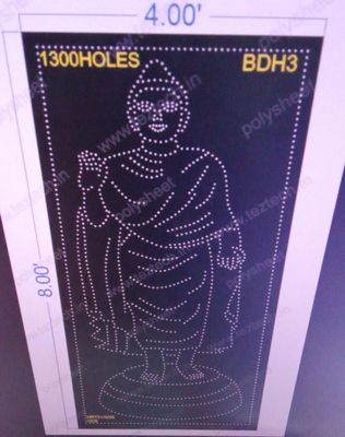 BDH3  BUDHHA  8X4  FEET 1300 HOLES