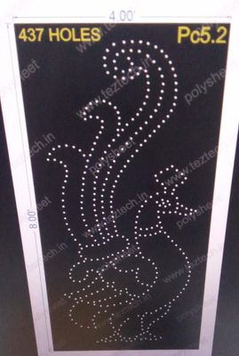 PC5.2 PEACOCK 4x8 FEET 437 HOLES