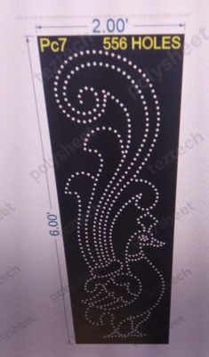 PC7 PEACOCK 6X2 FEET 556 HOLES