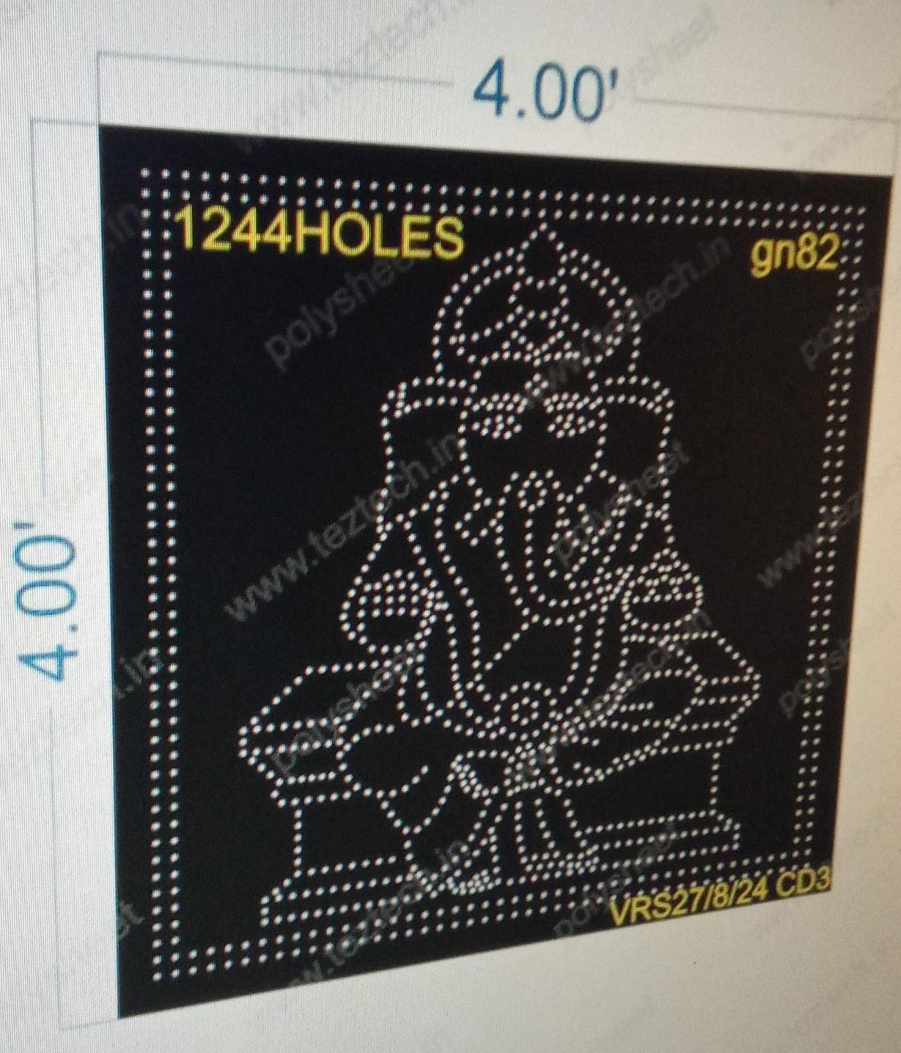 GN82 GANESHJI 14X4 FEET 1244 HOLES