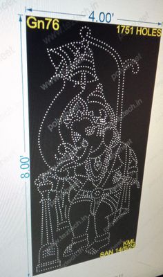 GN76 GANESHJI 8X4 FEET 1751 HOLES