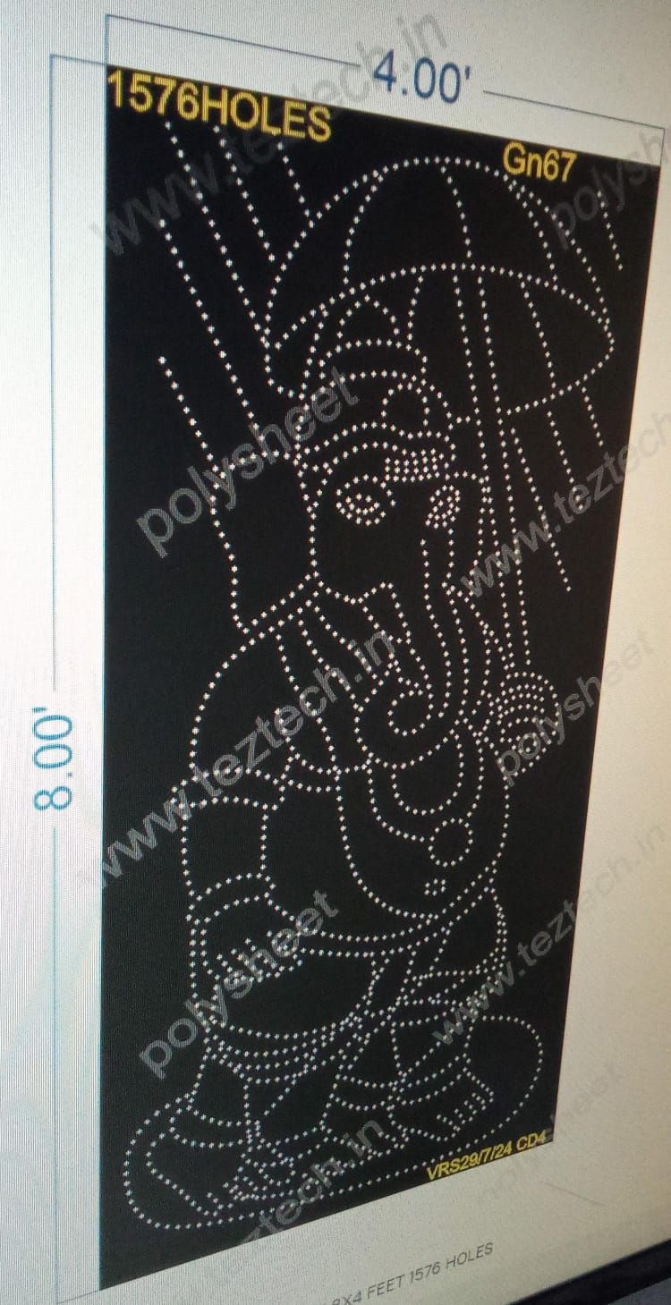 GN67 GANESHJI 8X4 FEET 1576 HOLES