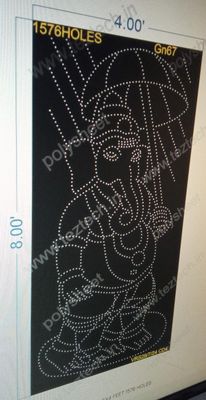 GN67 GANESHJI 8X4 FEET 1576 HOLES