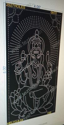 GN72 GANESHJI 8X2 FEET 2527 HOLES