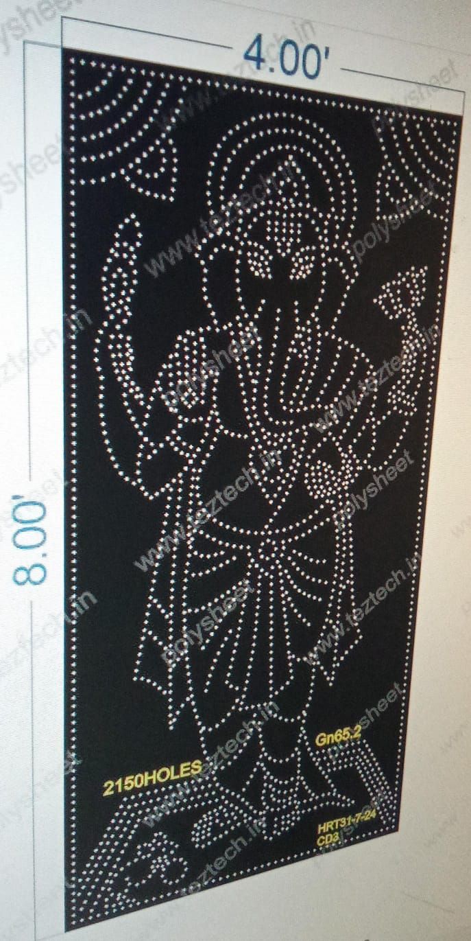 GN65.2 GANESHJI 4X8 FEET 2150 HOLES