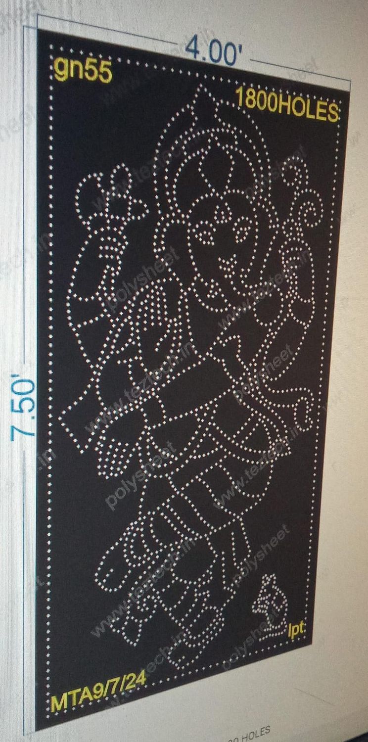 GN55 GANESHJI 7.5X4 FEET 1800 HOLES