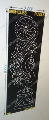 PC28.6 PEACOCK 6x2 FEET 980 HOLES