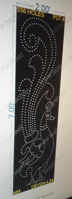 PC7.4 PEACOCK 7X2 FEET 556 HOLES