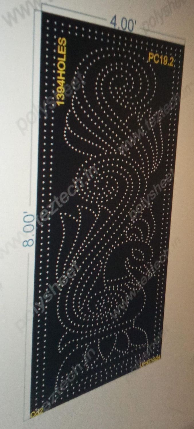 PC19.2 PEACOCK 8X4 FEET 1394 HOLES
