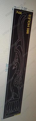 PC34 PEACOCK 10X2 FEET 985 HOLES