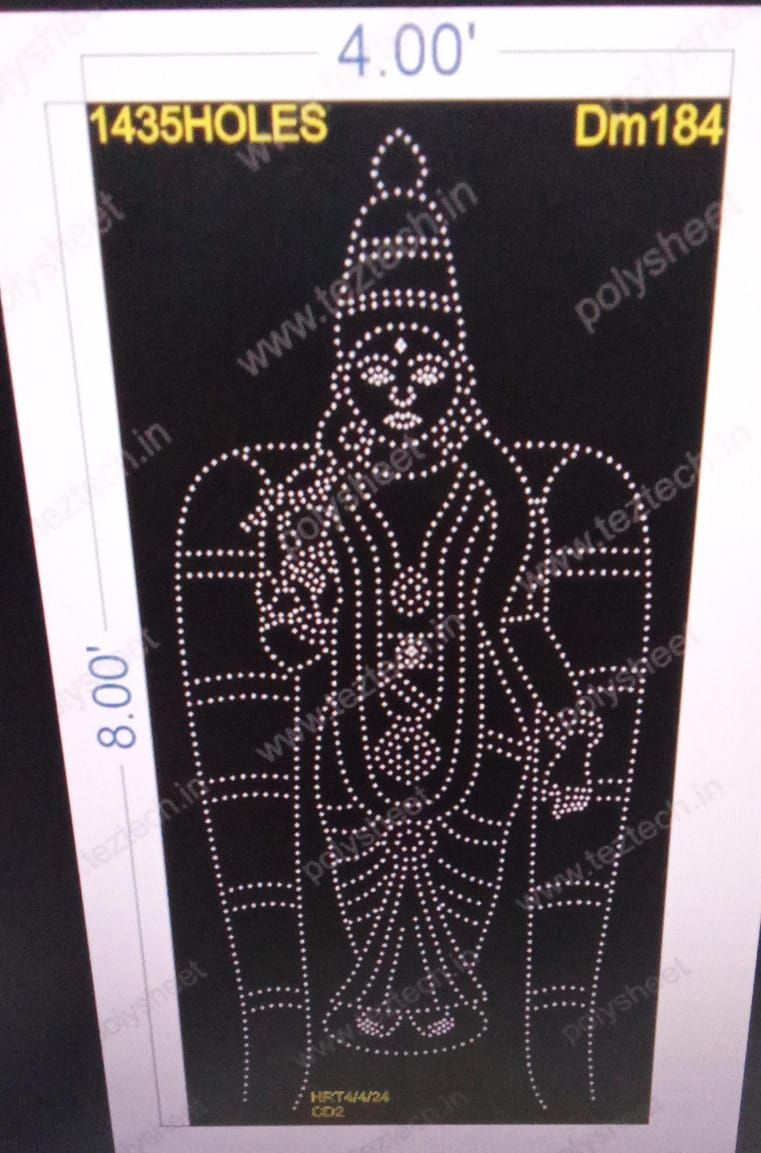 DM184  DEVI MATA  8X4 FEET 1435 HOLES