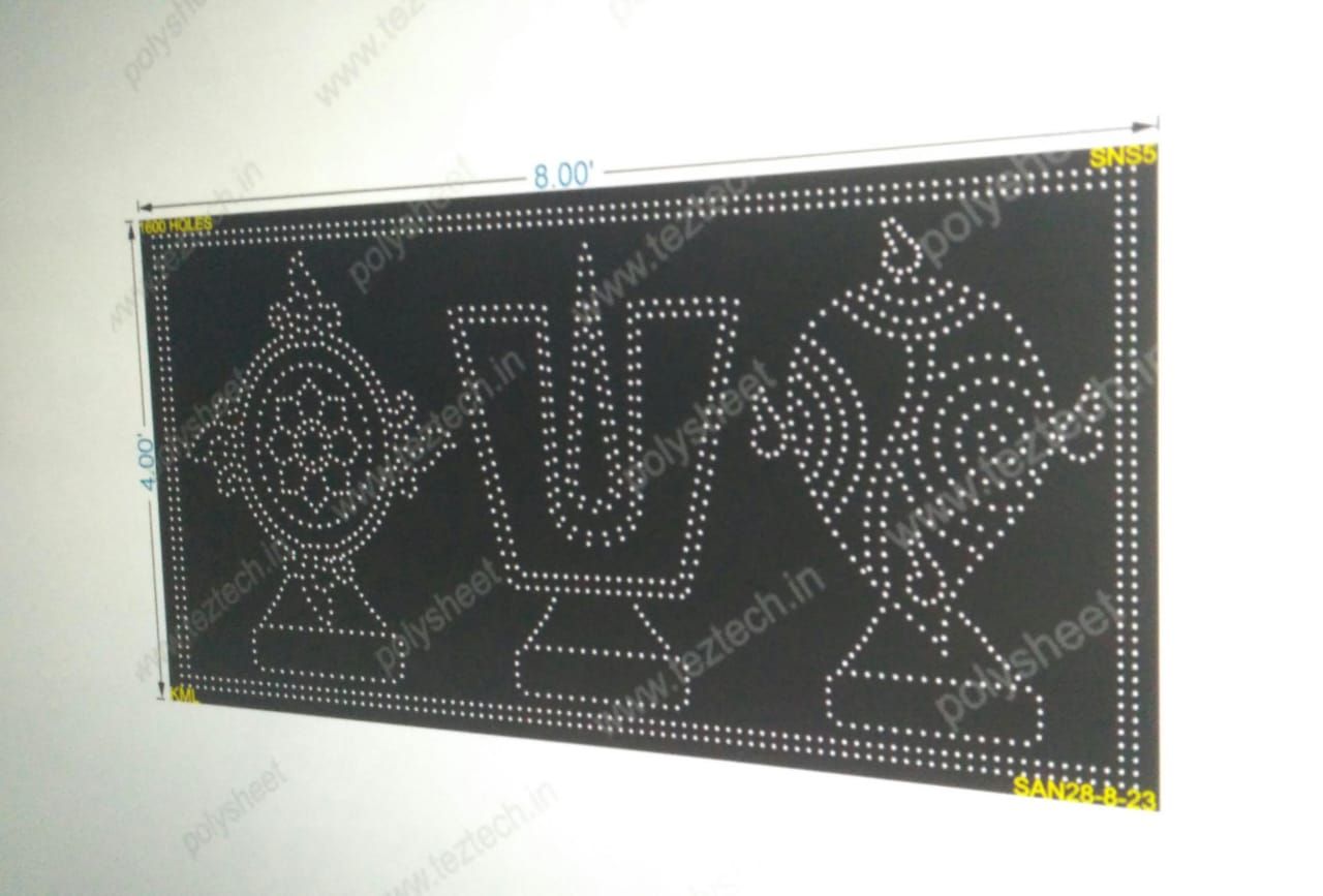SNS5 SHANKU NAMAM SHAKRAM 4X8 FEET 1600HOLES