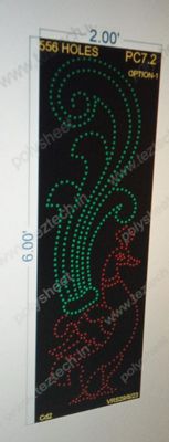 PC7.2 PEACOCK 6X2 FEET 556 HOLES