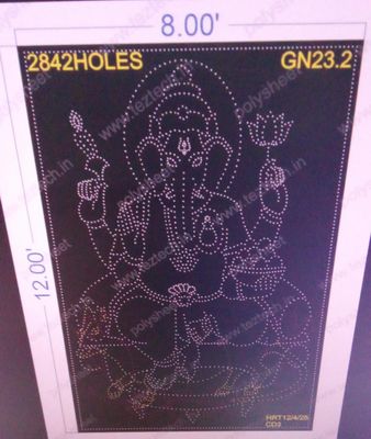 GN23.2 GANESHJI 12X8 FT 2842 HOLES 3 PARTS