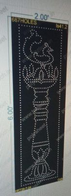 LS41.2  LAMP STAND 2X6  FEET 687HOLES