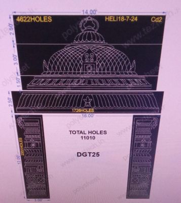 DGT25 DESIGNER GATE  11,010 TOTAL HOLES