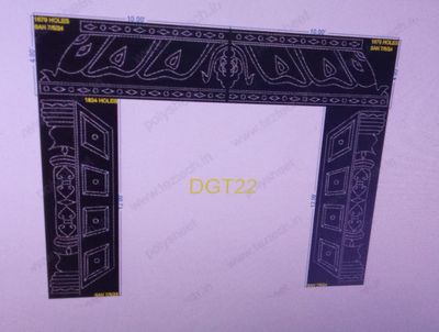DGT22 DESIGNER GATE 16X20 FT 7006 TOTAL HOLES