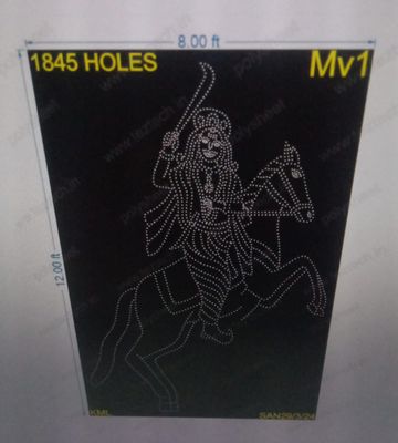 MV1 Madurai Veeran 12X8FEET 1845 HOLES IN 3PARTS