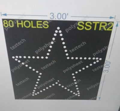 SSTR2 STAR  3X3 FEET80 HOLES