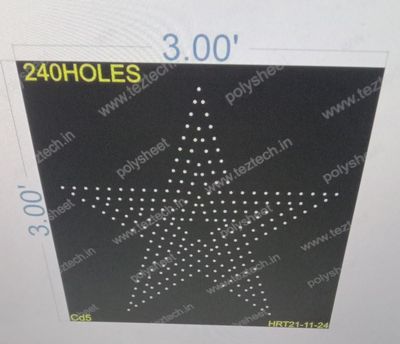 STR5 STAR 3X3 FEET  240 HOLES
