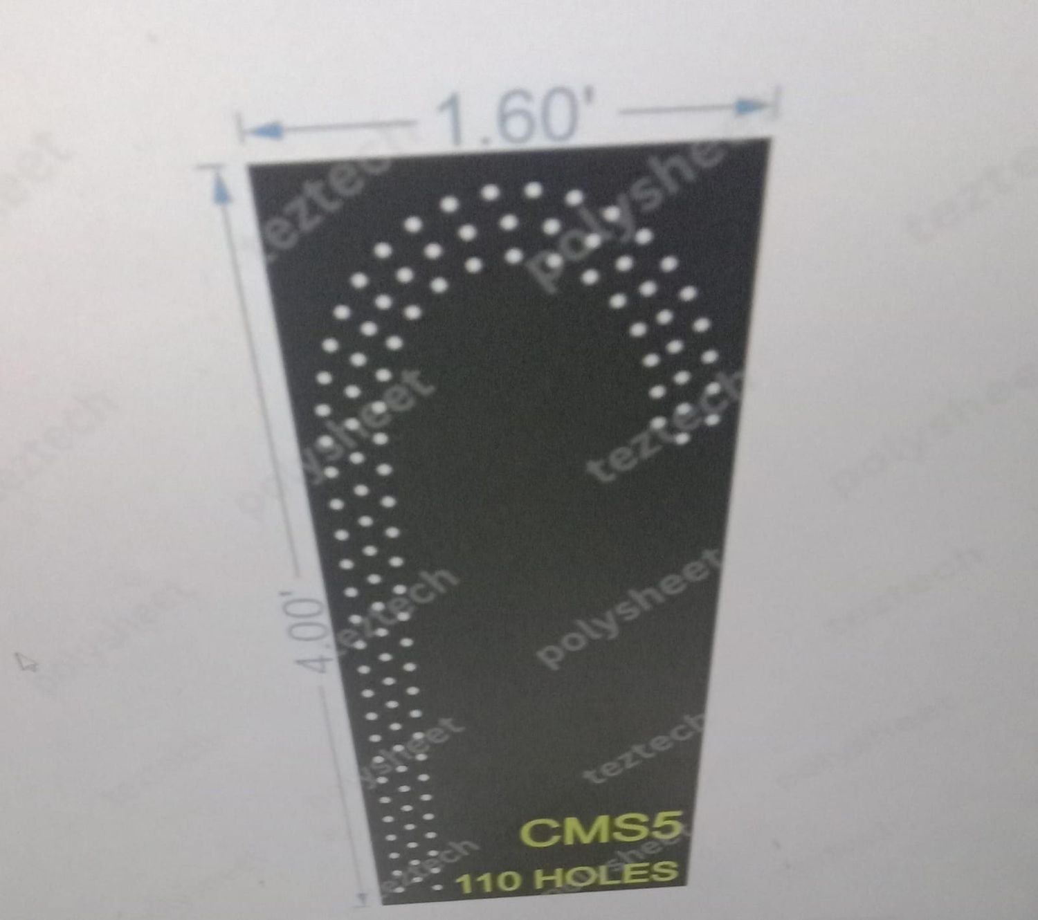 CMS5 CRISTMAS 4X1.60FT 110 HOLES