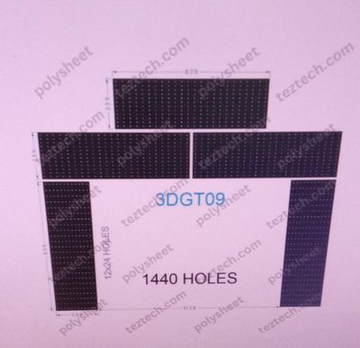 3DGT09 GATE09 1440 HOLES ,2.5 FT PILLAR ,12 LED PER LINE