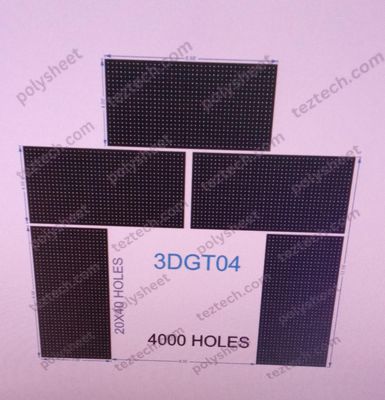 3DGT04 GATE04 4000 HOLES , 4 FT PILLAR ,20 LED PER LINE