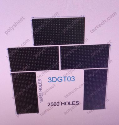 3DGT03 GATE03 2560 HOLES , 4 FT PILLAR , 16 LED PER LINE