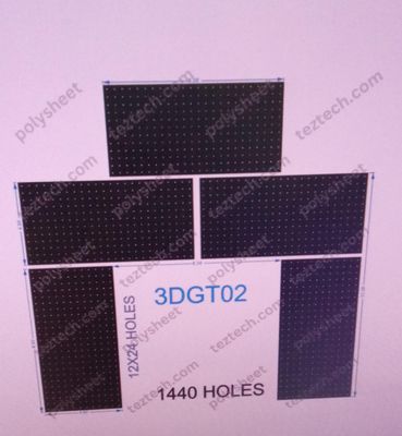 3DGT02 GATE02 1440 HOLES , 4 FT PILLAR , 12 LED PER LINE