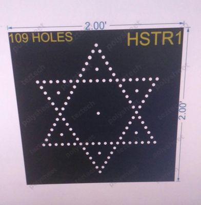 HSTR1 STAR  2X2 FEET109 HOLES