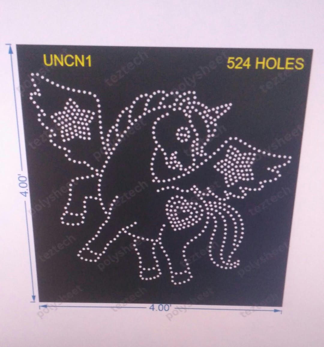 UNCN1 UNICORN 4X4FEET 524HOLES