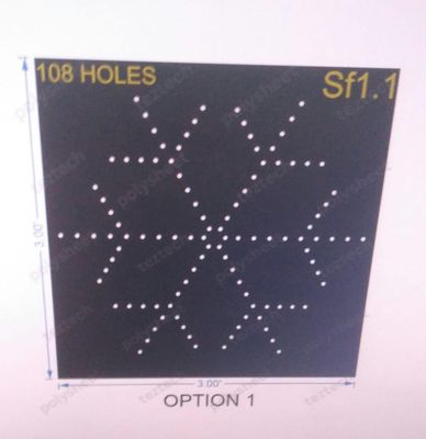SF1.1 SNOWFLAKES 3x3FT 108 HOLES