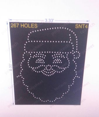 SNT4 SANTA CLAUS 4X3.33FT 267 HOLES