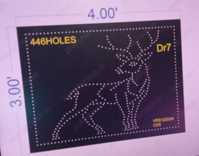 DR7 DEER 3X4 FEET 446 HOLES