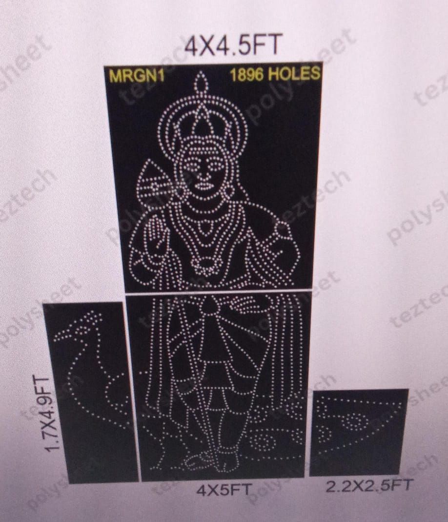 MRGN1  MURUGAN  1896 HOLES 4 PARTS