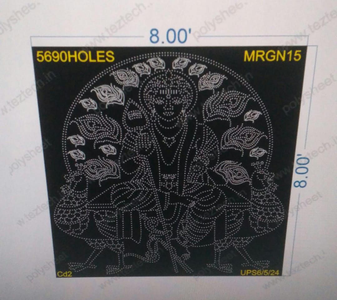 MRGN15 MURUGAN 8X8 FEET 5690 HOLES