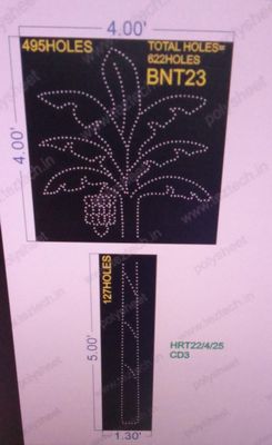 BNT23  BANANA TREE 9X4 FEET 622  HOLES (2 PART)