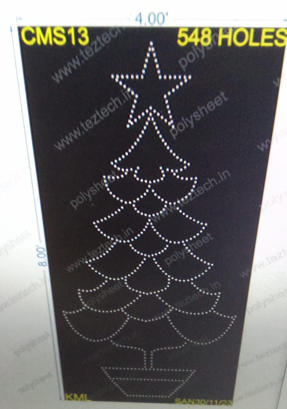 CMS13 Christmas Tree 8X4FEET 548HOLES