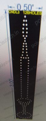 CNDL3 CANDLE 3X0.5FT 126HOLES
