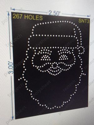SNT3  SANTA CLAUS 3X2.50FT 267 HOLES