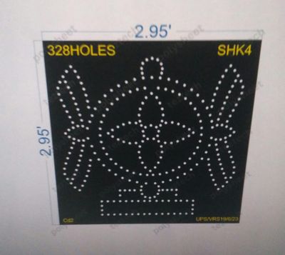 SHK4 SHAKRAM 3X3 FEET 328HOLES