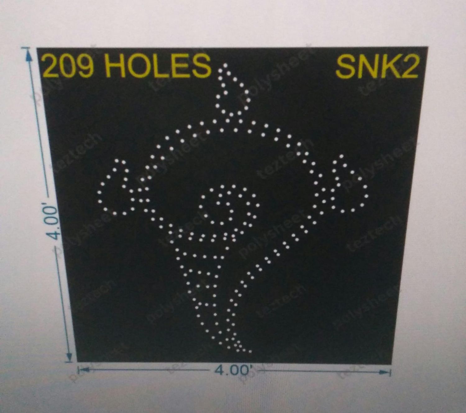 SNK2 SHANKU 4X4 FEET 209 HOLES