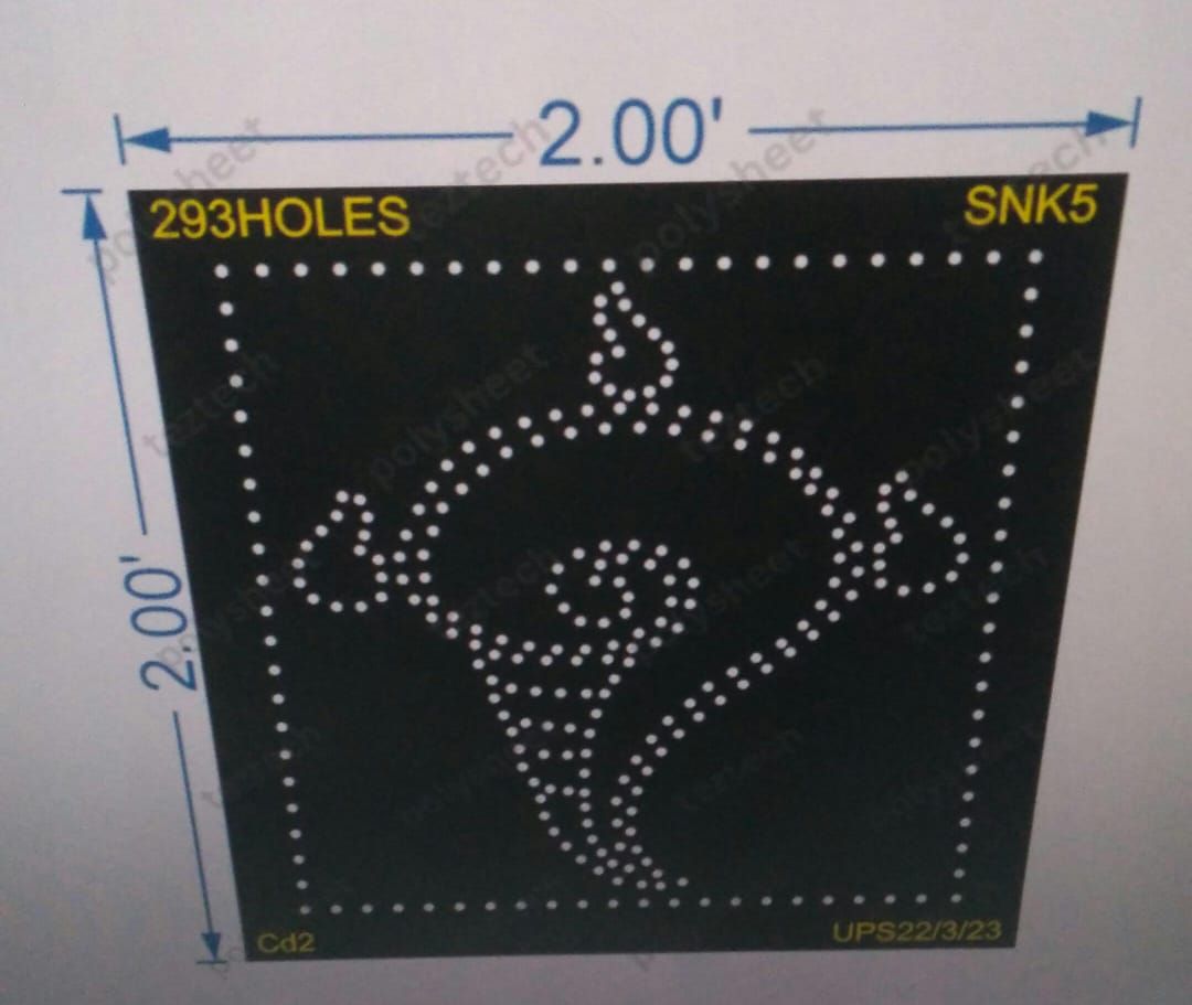 SNK5 SHANKU 2X2 FEET 293HOLES