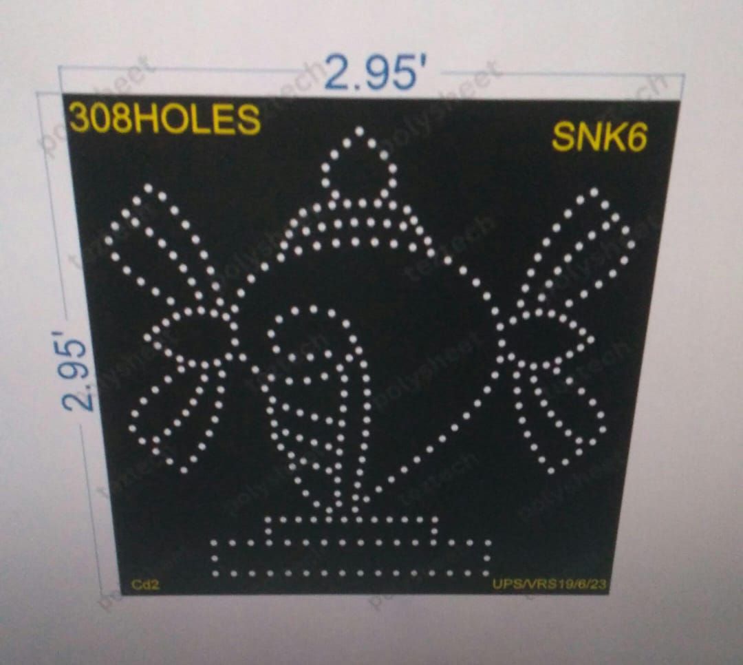 SNK6 SHANKU 3X3 FEET 308HOLES